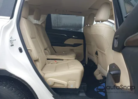 2014 Toyota Highlander Limited V6 z USA, uszkodzony, nr VIN 5TDDKRFH2ES029016